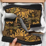 Autumn Round Toe Fashion Ankle Boots Size 43 Printing Boots Non Slip Platform Boots Lace Up Women Shoes Zapatos
