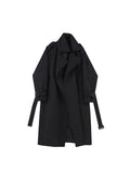 Style Loose Oversized Women's Trench Coat Double-Breasted Belted Lady Cloak Windbreaker Spring Fall Outerwear
