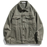 Retro patch loose jacketOutfit