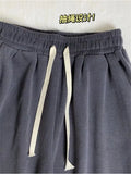 Style Women Gray Jogging Baggy Sweatpants Women High Waist Straight Casual Fashion Cylinder Lady Elastic Trousers