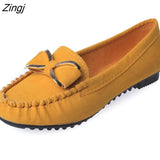 women's loafers Solid Colors Flat ballet shoes Bow Knot Lazy loafers Shallow Casual Slip On Shoes scarpe