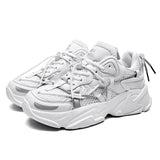 Summer Chunky Sneaker Women Couple Running Shoes Men Breathable Mesh Sports Shoes Thick Sole Walking Shoes Zapatillas