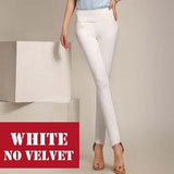 Autumn Winter Plus Thick Velvet warm Leggings Elastic High Waist Pants female Slim Women's Casual Pants female