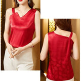 for Women 2023 Spring New Tank Tops Basic Suspender Vest Bottom Womens Tops Printed Women's Blouses V-neck Elegant