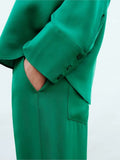 Women Pants Suit Spring Casual Solid Suit Female Long Sleeve Shirt Tops & Trousers Two Piece Sets New