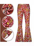 Halloween Print Flares 70S Hippie Retro Print Headband