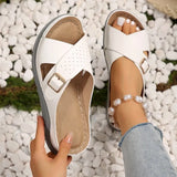 Summer Slopes And Cool Slippers Cross With Beach Sandals Women's Large Size Women's High