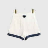 summer big name, casual and fashionable women's cotton shorts are versatile and comfortable with the same short-sleeved