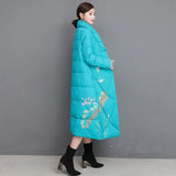 clothes Women Parkas Winter Hooded Warm Coat Slim Cotton Padded Basic Jacket Female Casual long Outwear