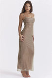 Sequined Fit Maxi