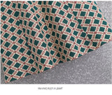 Women Autumn Winter Vintage Plaid Knitted Sweater Dresses 2023 V Neck Striped Patchwork Knitwear Mini Short