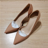 Black High Heels Shoes Woman Pumps 12cm Tacones Pointed Toe Stilettos Talon Femme Sexy Wedding Shoes QKOU003