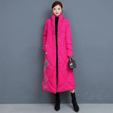clothes Women Parkas Winter Hooded Warm Coat Slim Cotton Padded Basic Jacket Female Casual long Outwear