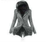 Autumn And Winter New Cotton Hoodie Repair Warm Zipper Coat Women