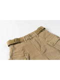 Women's Denim Shorts Hight Waisted Pockets Khaki Y2k Casual Jeans Cargo Pants Gothic Black Short Jeans 2023 Summer