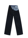 High Waist Women Black Jeans Korean Fashion Streetwear Wide Leg Jean Female Denim Trouser Straight Baggy Mom Denim