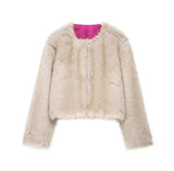 Women's Thick Lamb Fur Black Coat Women's Winter 2025 New