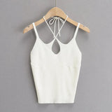 Knit Double Strap Top-Outfit