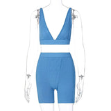 Women Tracksuit Sleeveless Vest Skinny Yoga Leggings Matching Jogger Set Solid Sporty Set 2022 Summer Workout