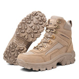 Seasons Military Boots Special Forces Climbing Boots Outdoor Waterproof High-Top Desert Boots Tactical Boots Large Size Military Shoes Men's