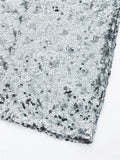 Silver Sequin Dress Woman Off Shoulder Long Dresses For Women 2023 Bodycon Glitter Dress Christmas Evening Party