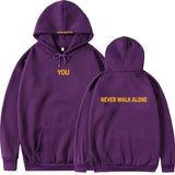 Juniors New Jacket Jimin Deep Purple Hoodie Print Park