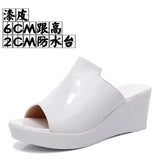 Waterproof Table Thick Bottom Slippers High Slope And Fitting Room Slippers Ultra-High Heel Night Shop Show Loose Girl Cold