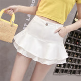 Denim Mini Skirts Women Summer Sexy Solid Colour Ball Gown Skirts Jeans Female Casual Pocket Slim A-line Mini