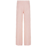 Holiday Style Texture Design Knitted Pants Micro-Through-Summer New Loose Lazy Comfortable