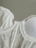 bustier corset with lace