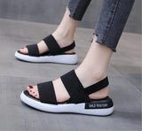 Women's Sandals 2022 Summer Fashion Platform Romen Sandals Women Closed Toe Flat Sandals Women Outdoor Casual Sport