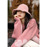 Sweater For Women 2021 Autumn Winter Thick Loose Pullovers Letter Printed Female Clothing