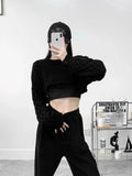 Sweater For Women Vintage Loose Casual Long Sleeve Knit Sweater Y2k Hollow Out Streetwear