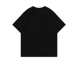 Kitten Print Letter Oversized T-shirtOutfit