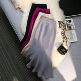 Vintage Knit Long Skirts Women Elastic High Waist Slim Mermaid Skirt Autumn Winter Korean Elegant Solid Trumpet Skirts
