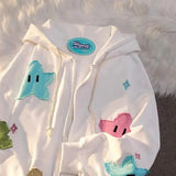 Up Hoodie Kawaii Kpop Clothes for Girls 2023 Print Women's Sweatshirt Y2K Oversized Punk Coat Fashion Harajuku Couple