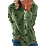 Loose Oversized Long Sleeves T-shirt Printed
