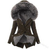 Autumn And Winter New Cotton Hoodie Repair Warm Zipper Coat Women