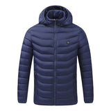 Suit Big Men's and Women's Cotton-Padded Jacket Usb Electric Heating Jacket Winter Warm Cotton Jacket