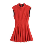 New Women's Collection Wave Wide Swing Mini Sleeveless