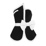 Women Casual Bandage Top 2022 New Summer Sexy Black Strapless Patchwork Bow Short Top Celebrity Evening Club Party Female