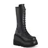 Zingj 43 Gothic Style Thick Bottom Boots Motorcycle Knight Boots But Knee Big Head Show Thin Tall Boots