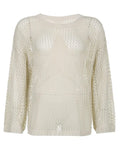 Distressed Crochet Star Sweater Pullovers Oversized Loose Holes Knitted Jumper Smock Y2k Harajuku Streetwear 90s
