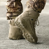 And Winter High-Top Climbing Boots Outdoor Tactical Boots Desert Boots Snow Boots Camping Large Training Shoes