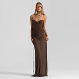 Women's Clothing Sexy Perspective High Open Fork And Bare Back Sling