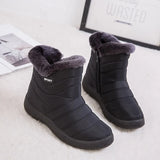 Women Snow Boots Winter Waterproof Keep Warm Shoes for Women's Female Plush Ankle Boots Ladies Size 43 Platform Short