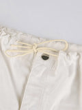 Size Friendly Low Waist Parachute Cargo Pants- Outfit
