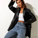 Leather BlazerOutfit