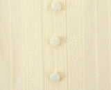 Buttoned Puff Ruched Mini Dress-Outfit
