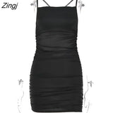 Diamond Chain New Dresses Women Backless Summer Sundresses Elegant Y2K Party Bodycon Women Vestidos Female Clothing
